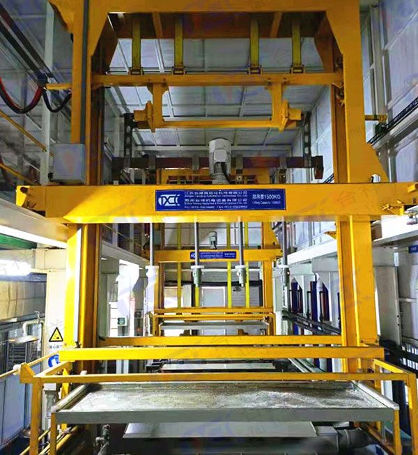 Intelligent hard chrome plating line