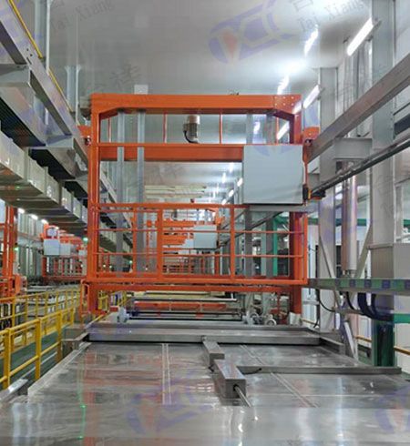 Intelligent hoist type plating line